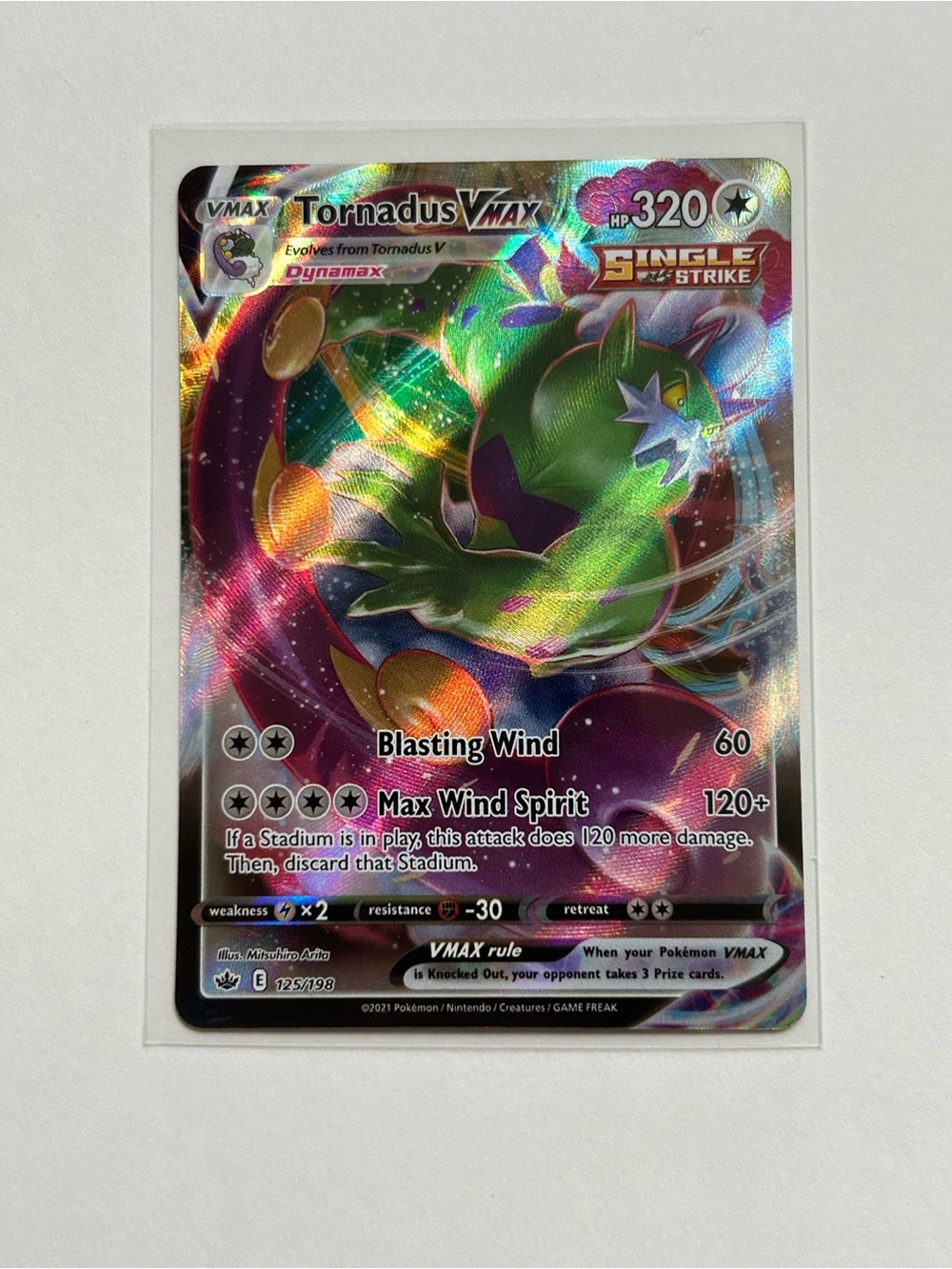 Tornadus VMax Card